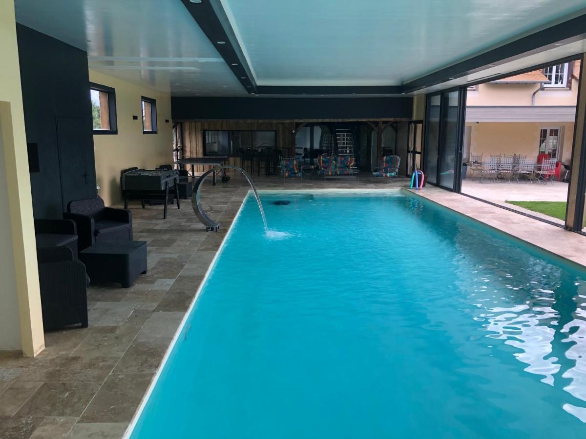 Cottage Piscine Interieure31Degres Zoo La Fleche24H Du Mans Clermont-Creans Exterior foto